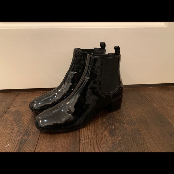 Black Patent Booties - Picture 1 of 7